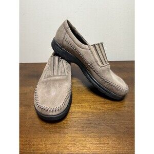 Dexter Walkmocs Brown Leather Moccasins Slip On Comfort Loafers Wm Sz 8M T462-16